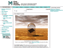 Tablet Screenshot of freemodelfoundry.com